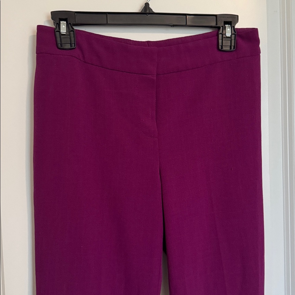 Deep Purple Women's Purple Dark Magenta Undertone Work Office Trouser Pants - Picture 13 of 16